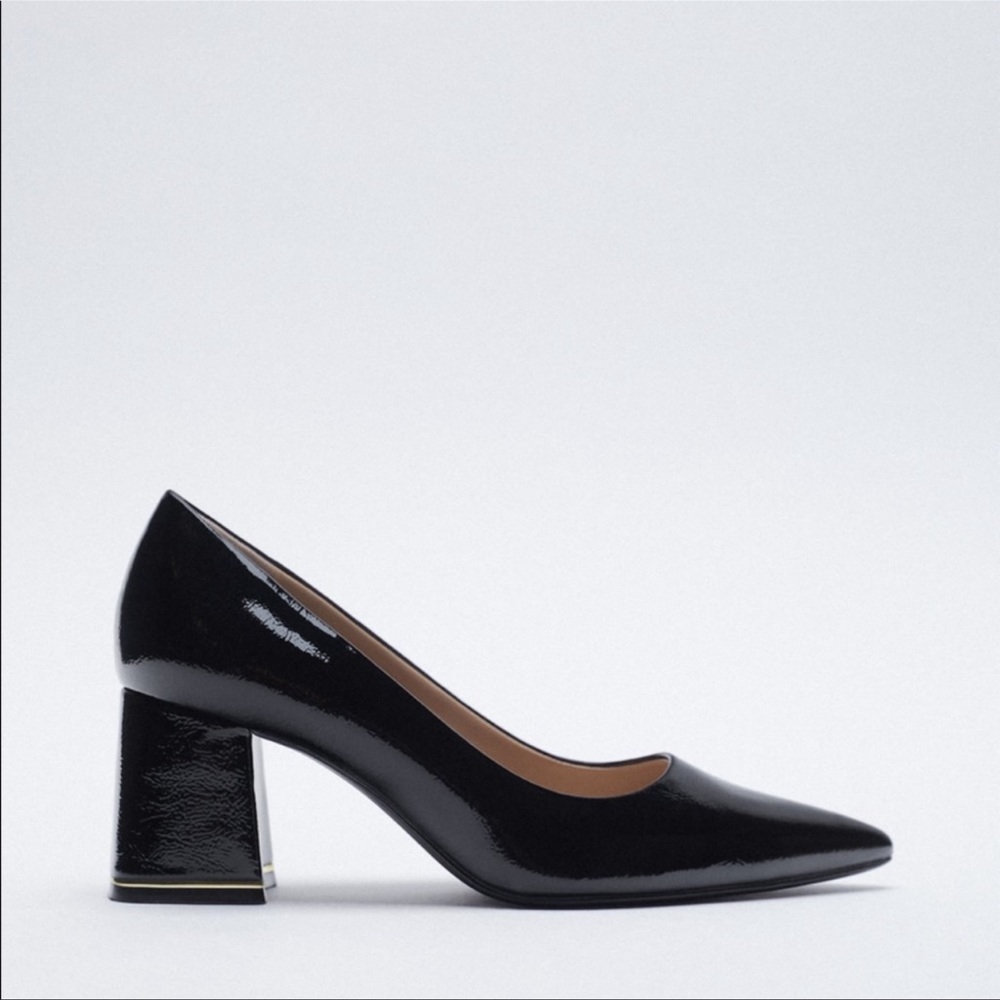 Zara block heels
